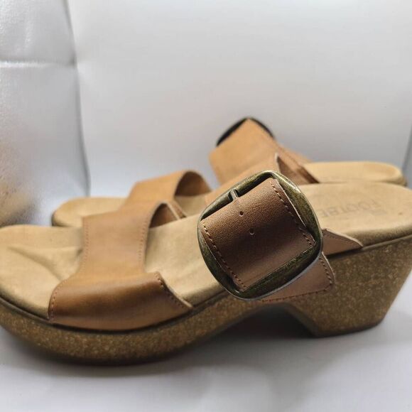 White mountain footbeds open toed clogs Size 8M - Picture 8 of 10